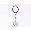 Larimar stone keyring #ZB154 keyring