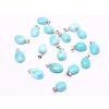 Larimar Pendant + silver setting #ZB163 Natural Stone