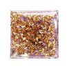 Orgonit pyramída 5x5 cm Ametyst kamene + Lepidolit v špirále #OR089