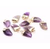 Ametyst fasetový přívěsek Žraločí zub 20x10 mm #ZB170