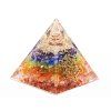 Orgonit pyramida 5x5 cm Metatronova kostka #OR098