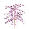 Amethyst lucky tree 16 cm on agate slice #ZB185