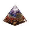 Piramida orgonitowa 5×5 cm – Siła czakr i Sri Yantra #OR141