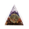 Piramida orgonitowa 5×5 cm – Siła czakr i Sri Yantra #OR141