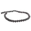 Lava 8 mm beads - natural spheres #ZM126