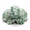 Żaba Jadeit 37x32x25mm z naturalnego kamienia #ZB208