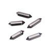 Obsidian pendant, double-sided spike, 3 cm, with hole #ZB220