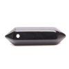 Obsidian pendant, double-sided spike, 3 cm, with hole #ZB220