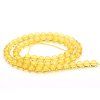 Natural amber beads 6 mm, string 41 cm, 67 beads #ZB227