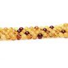 Natural amber beads 6 mm string 40 cm 64 beads #ZB231