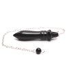 Pendulum Black agate - length 24 cm #ZB240