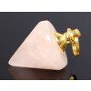 Pendulum Rose quartz pyramid 40 mm #ZB252
