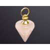 Pendulum Rose quartz pyramid 40 mm #ZB252