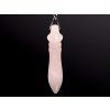 Pendulum Rose quartz 40 mm with chain #ZB262