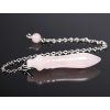 Pendulum Rose quartz 40 mm with chain #ZB262