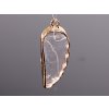 Přívěsek Křišťál andělské křídlo 33x13 mm #ZB278