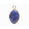 Lapis Lazuli přívěsek tvar kapky 25x18 mm #ZB284 oboustranně leštěný