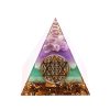 Orgonit pyramida 6x6 cm #OR165 harmonie, ochrana a duchovní síla