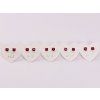 Ruby earrings 4 mm with silver #114 S925
