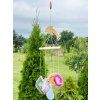Agate wind chime 40 cm Dolphin + agate slices #ZB302 from natural stone