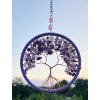 Lapač snů Strom života s ametystem – fialový 25 cm #ZB320