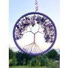 Lapač snů Strom života s ametystem – fialový 25 cm #ZB320