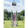 Bottle with amethyst crystal – 550 ml - glass #726