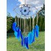 Eye dream catcher with blue feathers #ZB383