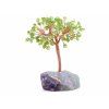 Lucky tree 12 cm Peridot + fluorite stone #849