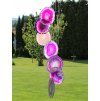 Wind chime Agate purple from natural stone #570