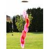Wind chime Agate pink from natural stone #572