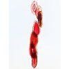Wind chime Agate pink from natural stone #572