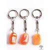 Carnelian stone keyring #120 - keyring