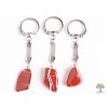 Přívěsek na klíče kámen Jaspis červený #125 - klíčenka