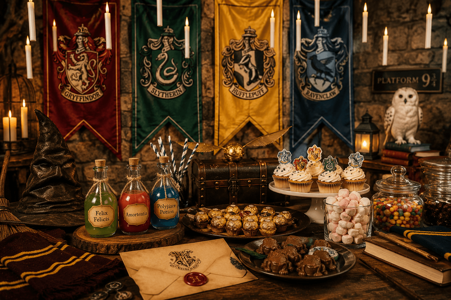Harry Potter oslava, na kterou děti nezapomenou