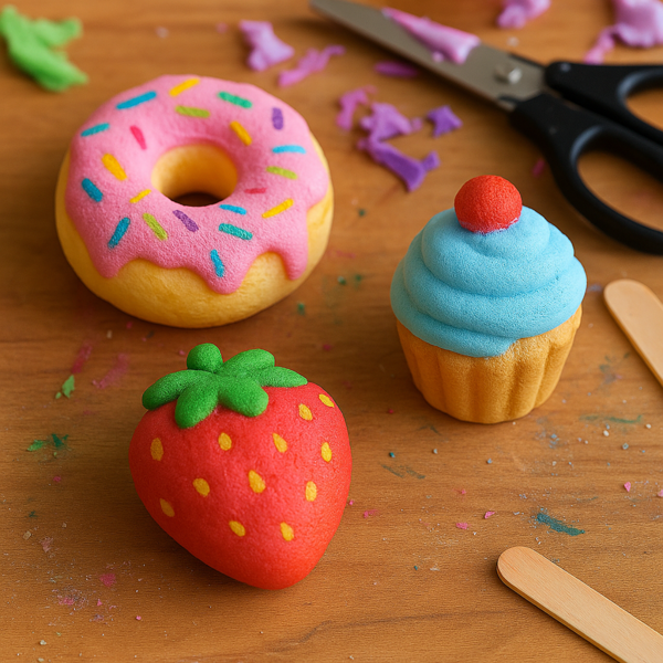 Jak si vyrobit squishy doma: Pěnový, gelový i mochi styl (DIY návody)