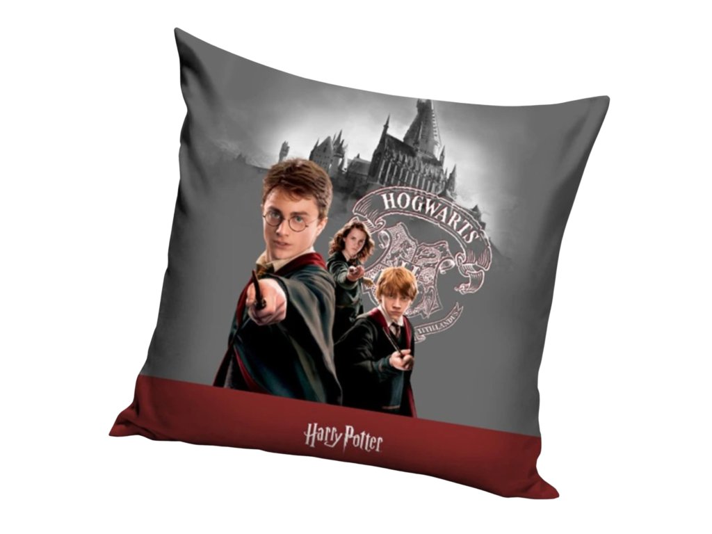 Dekorativní polštářek Harry Potter s různým filmovým motivem