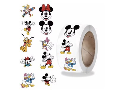 Samolepky s motivem Mickey Mouse 500 ks