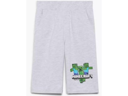 Bermudy Minecraft šedé