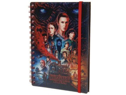 Zápisník Stranger Things A5