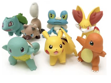 Sada 24 mini figurek Pokémon