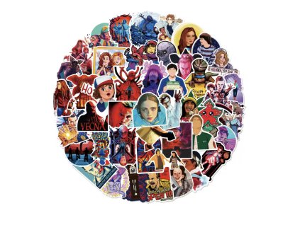 Samolepky s motivem Stranger Things