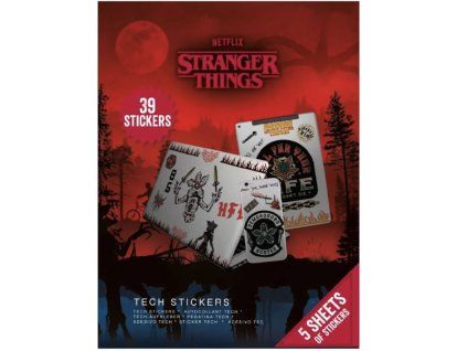 Samolepky Stranger Things na mobil a notebook