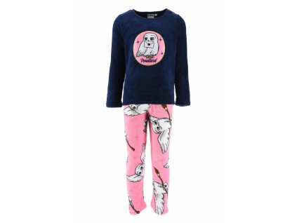 Flísové pyžamo s dlouhým rukávem Harry Potter