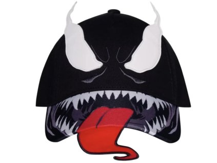 Čepice kšiltovka Marvel Venom s jazykem