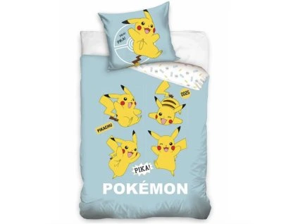 Dětské povlečení Pokémon Pika Pika Pikachu
