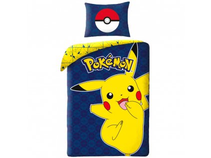 Dětské povlečení na přikrývku a polštář s Pikachu