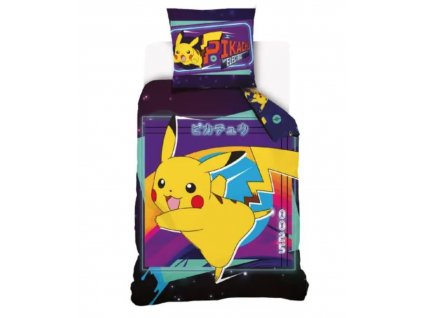 Dětské povlečení Pokémon Pikachu Bleskový útok