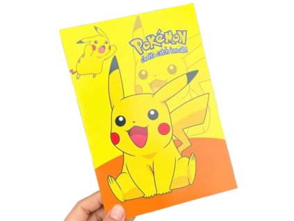 Školní sešit pro zábavné učení ve stylu Pokémon