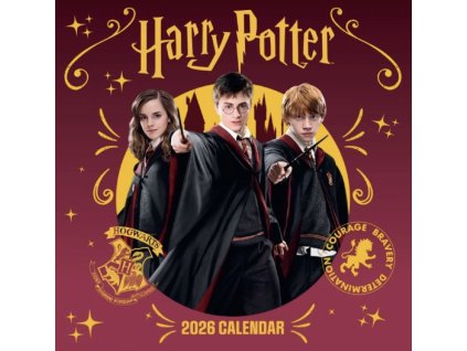 Harry Potter nástěnný kalendář 2026 + plakát – oficiálně licencovaný